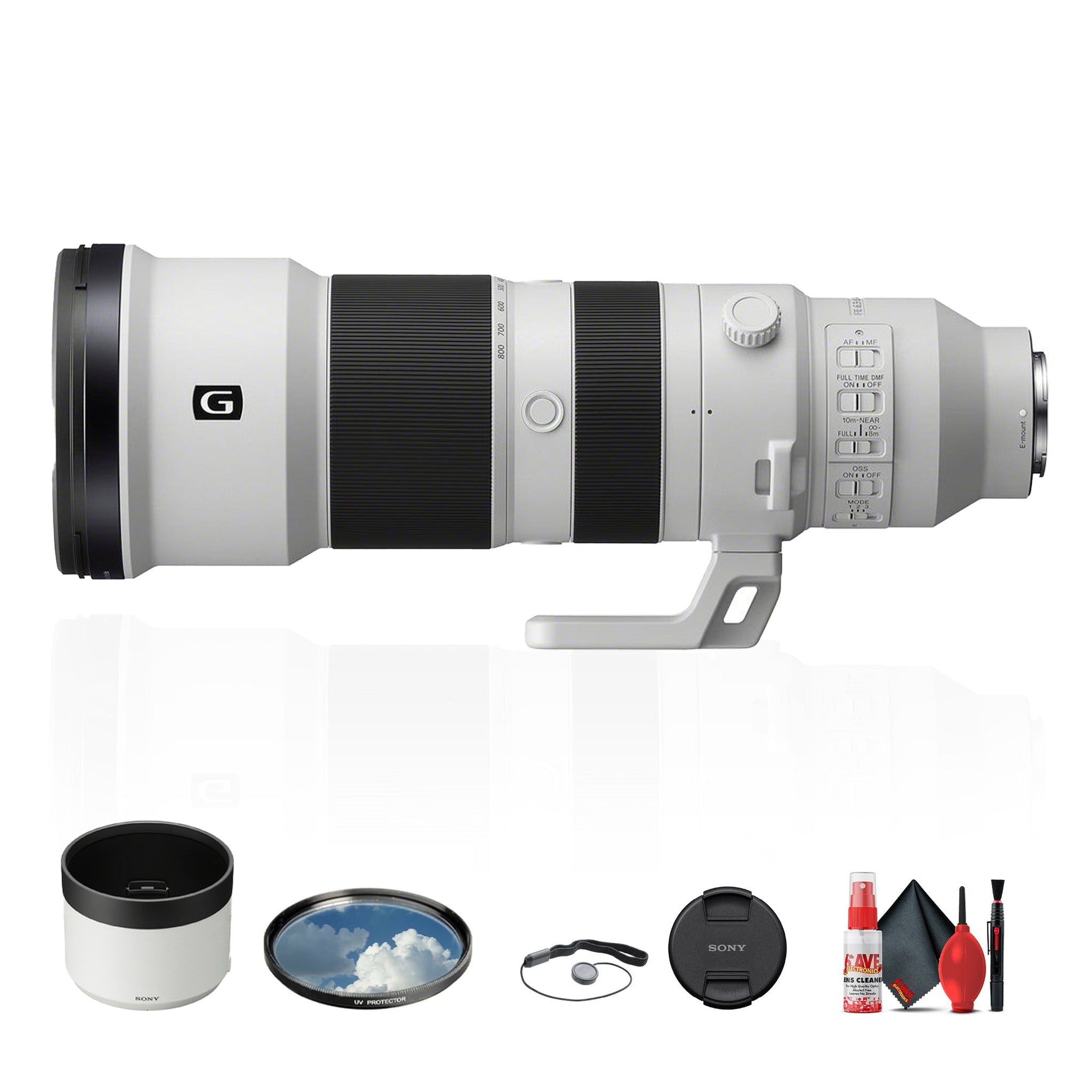 Sony FE 400-800mm f/6.3-8 G OSS Lens | Fast Autofocus for Sony E-Mount + More Sony