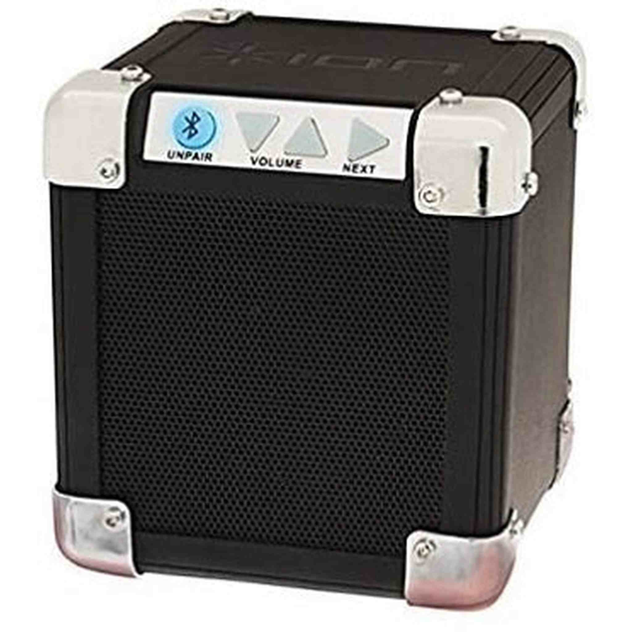 ION Audio Rock Block | Palm-Sized Wireless Bluetooth Speaker with 1/8" Input 15W ION