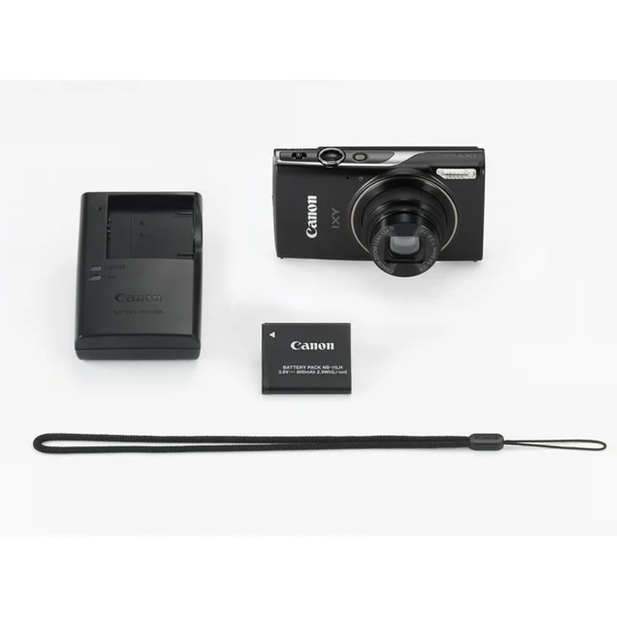Canon Compact Digital Camera IXY 650 12x Optical Zoom IXY650 - Black - Bundle Canon