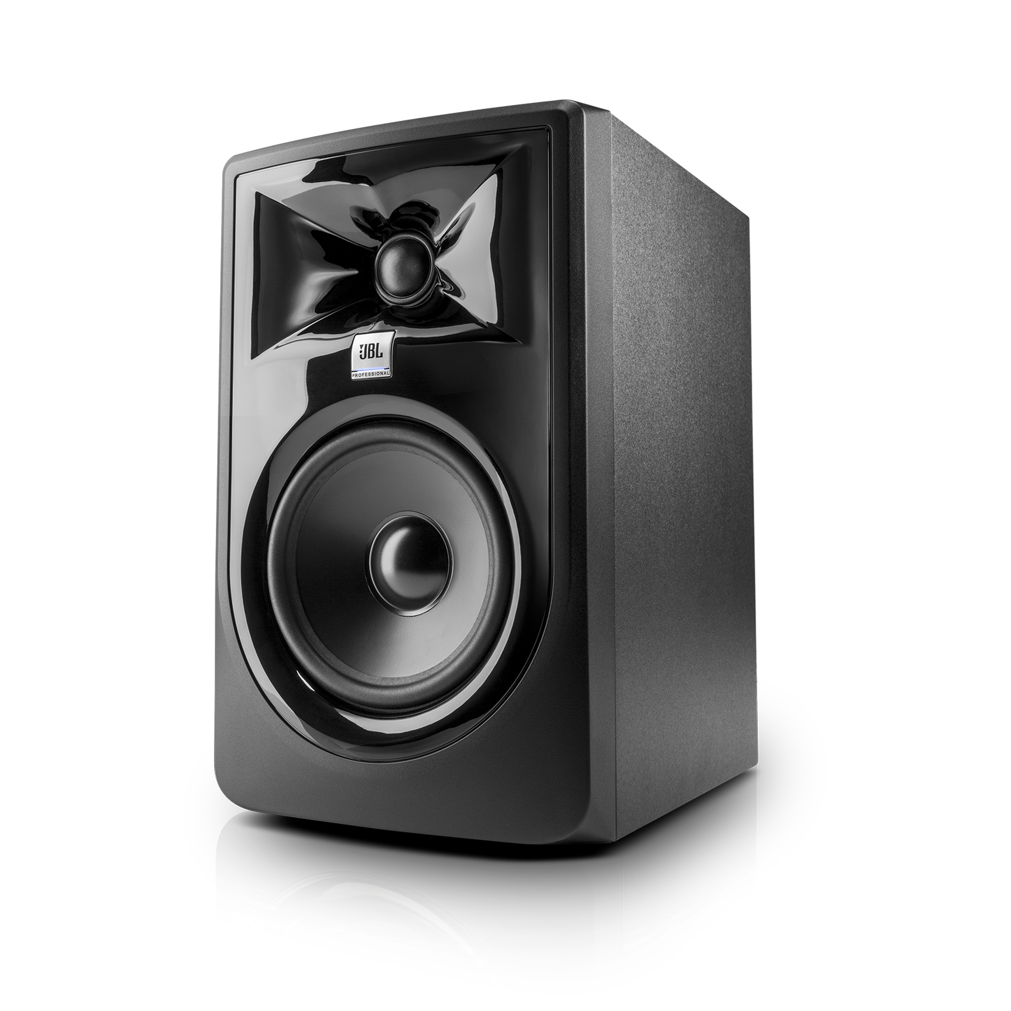 JBL 305P MkII 5" Powered Studio Monitor Pair with Two 10 Ft. XLR Cables and Two 6-Pack Reusable Cable Ties JBL
