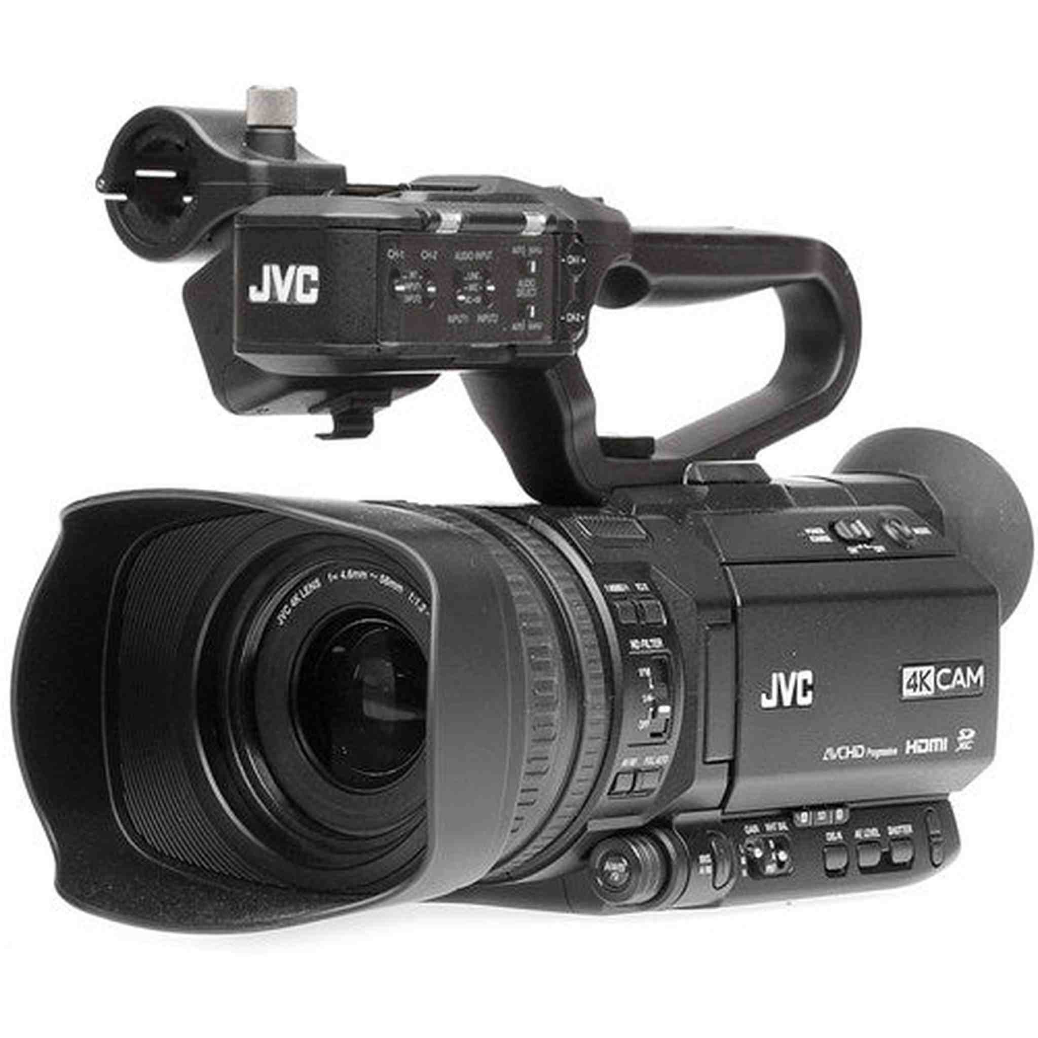 JVC GY-HM180U Camcorder, 3.5", Black JVC