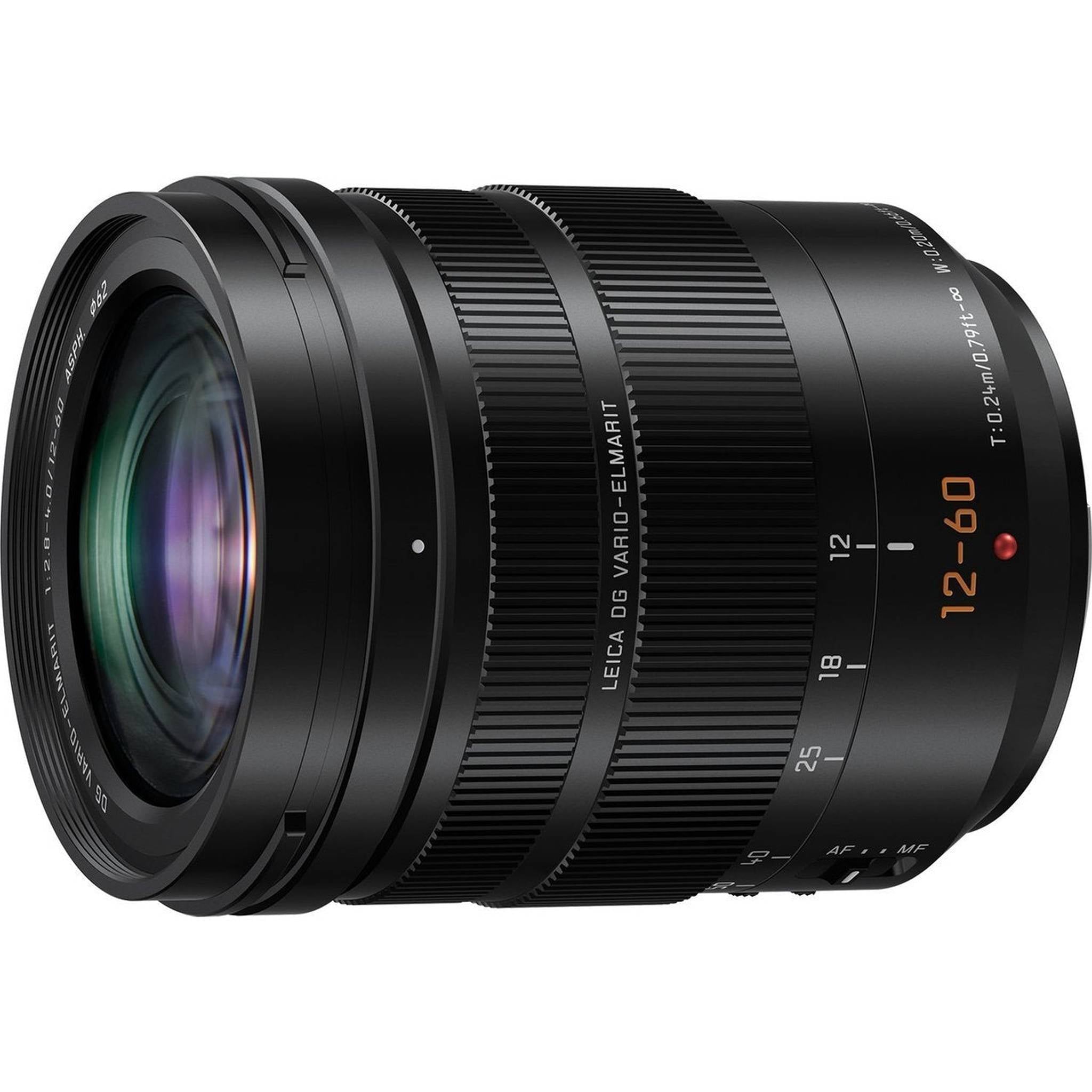 PANASONIC LUMIX G Leica DG Vario-ELMARIT Professional Lens, 12-60MM, F2.8-4.0 ASPH, MIRRORLESS Micro Four Thirds, Power O.I.S, H-ES12060 USA Black Panasonic