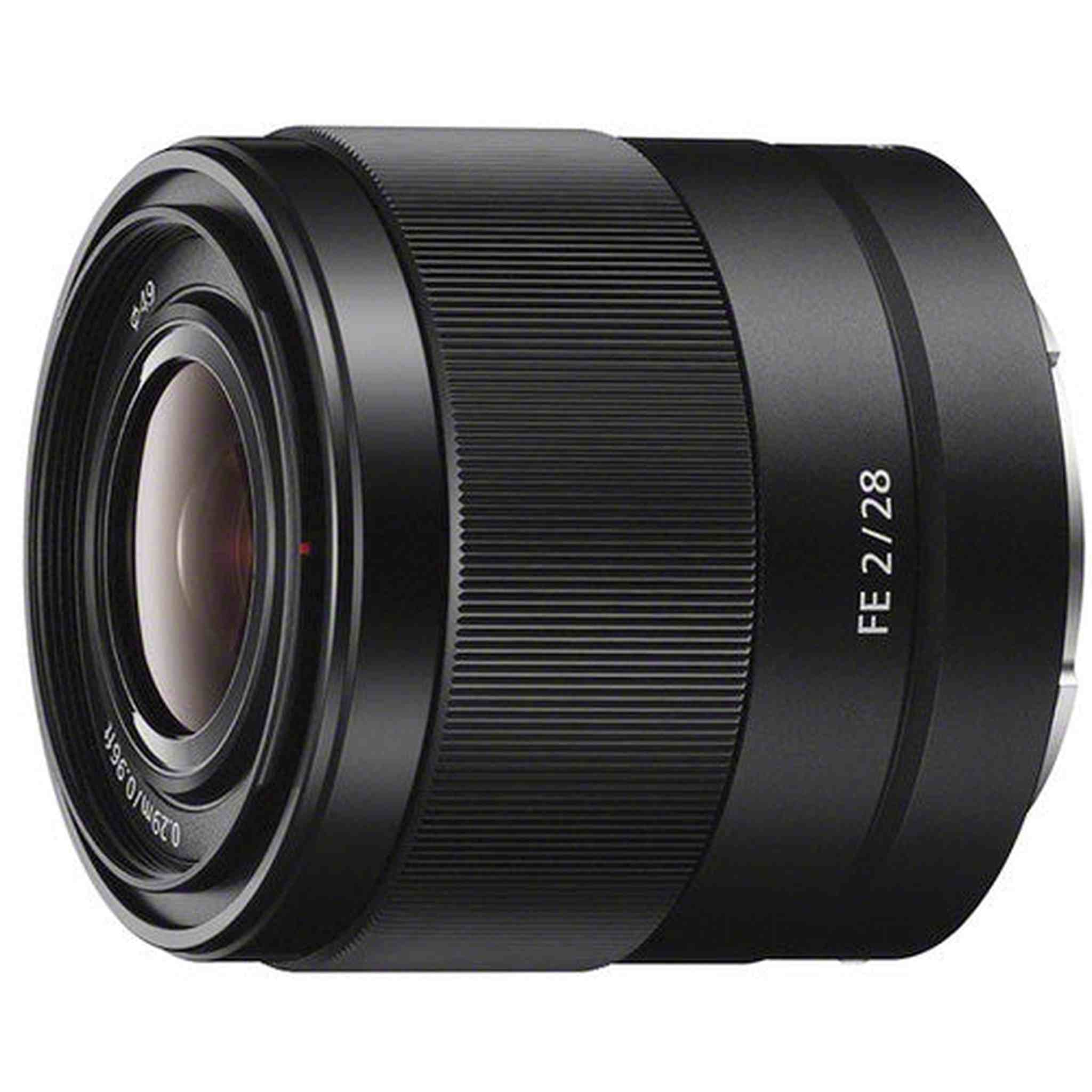Sony SEL28F20 FE 28mm f/2-22 Standard-Prime Lens for Mirrorless Cameras Sony