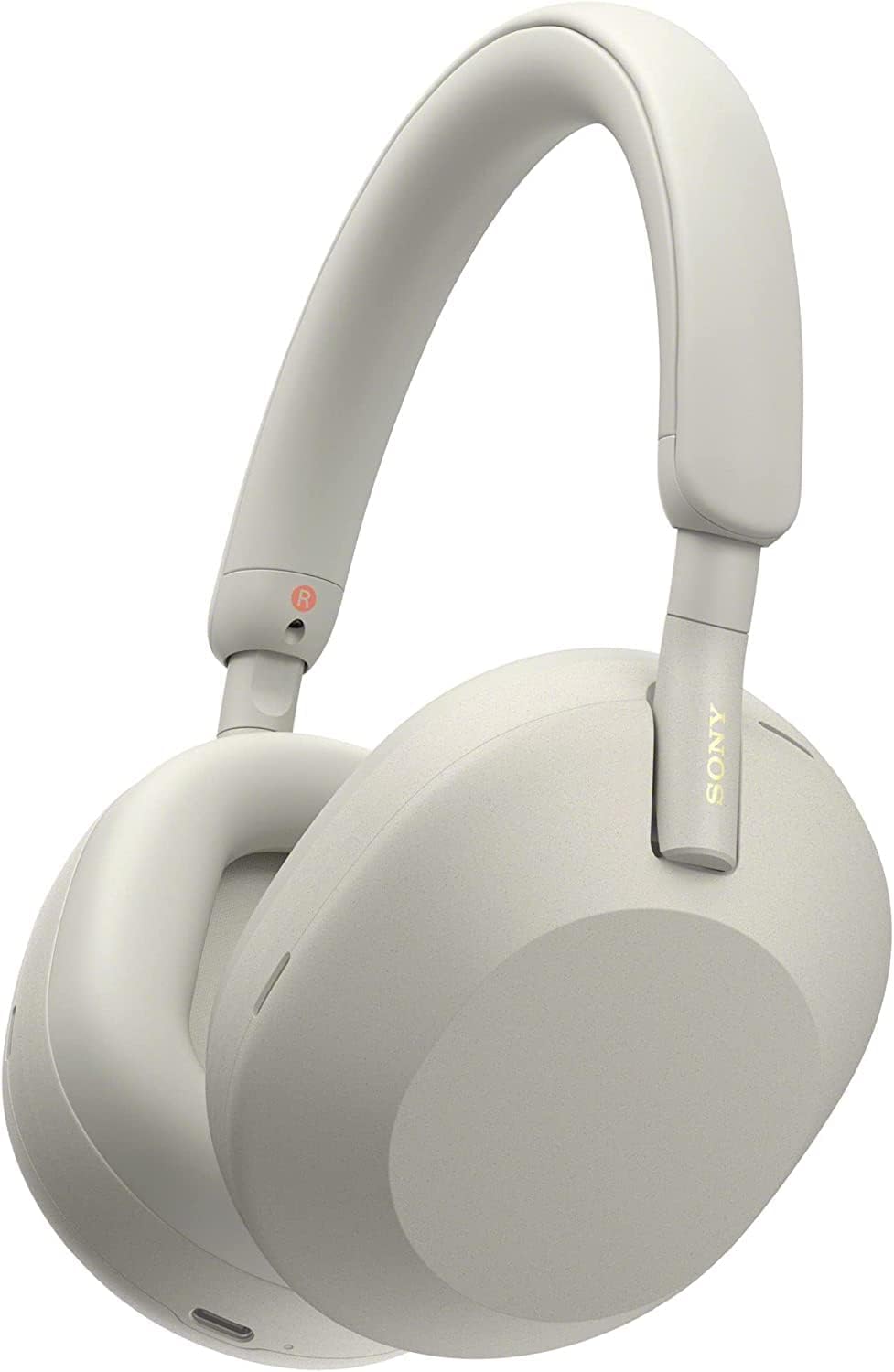 Sony WH-1000XM5 Noise-Canceling Wireless Over-Ear Headphones Silver Bundle Sony