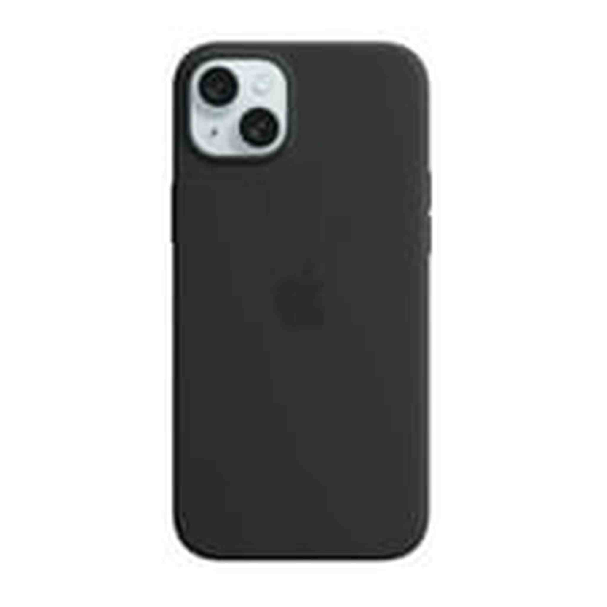 Apple iPhone 15 Plus Silicone Case with MagSafe - Black Apple