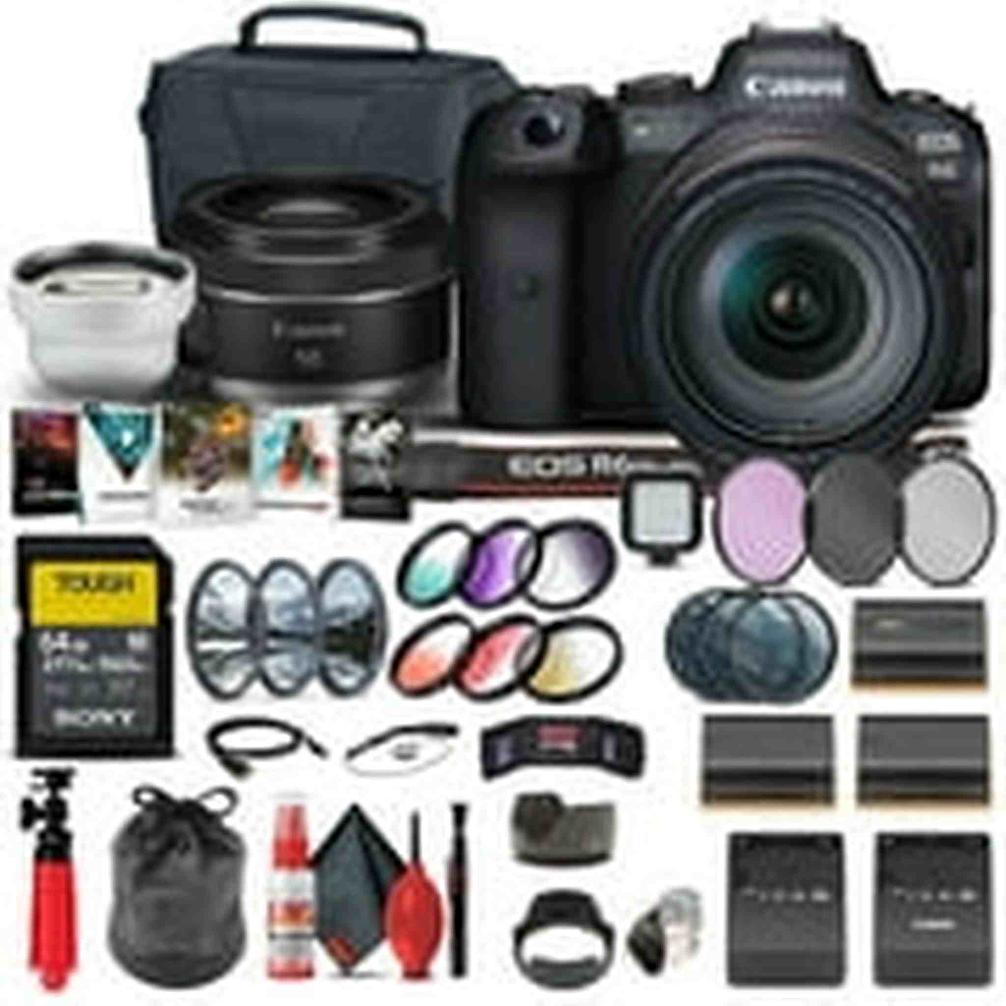 Canon EOS R6 with 24-105mm f/4L Lens Ultimate Storage Bundle Canon