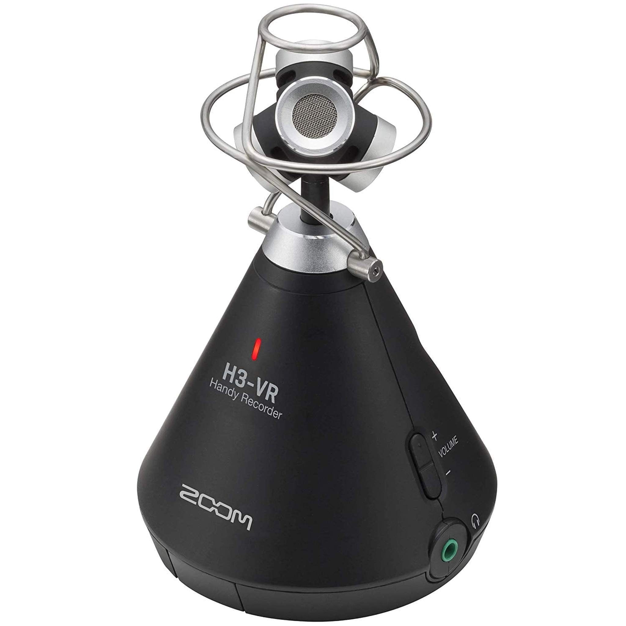 Zoom H3-VR 360° Audio Recorder, Records Ambisonics, Binaural, and Stereo, Battery Powered, Records to SD Card, Wireless Control, for VR & Surround Sound Video, Music, and Streaming Zoom