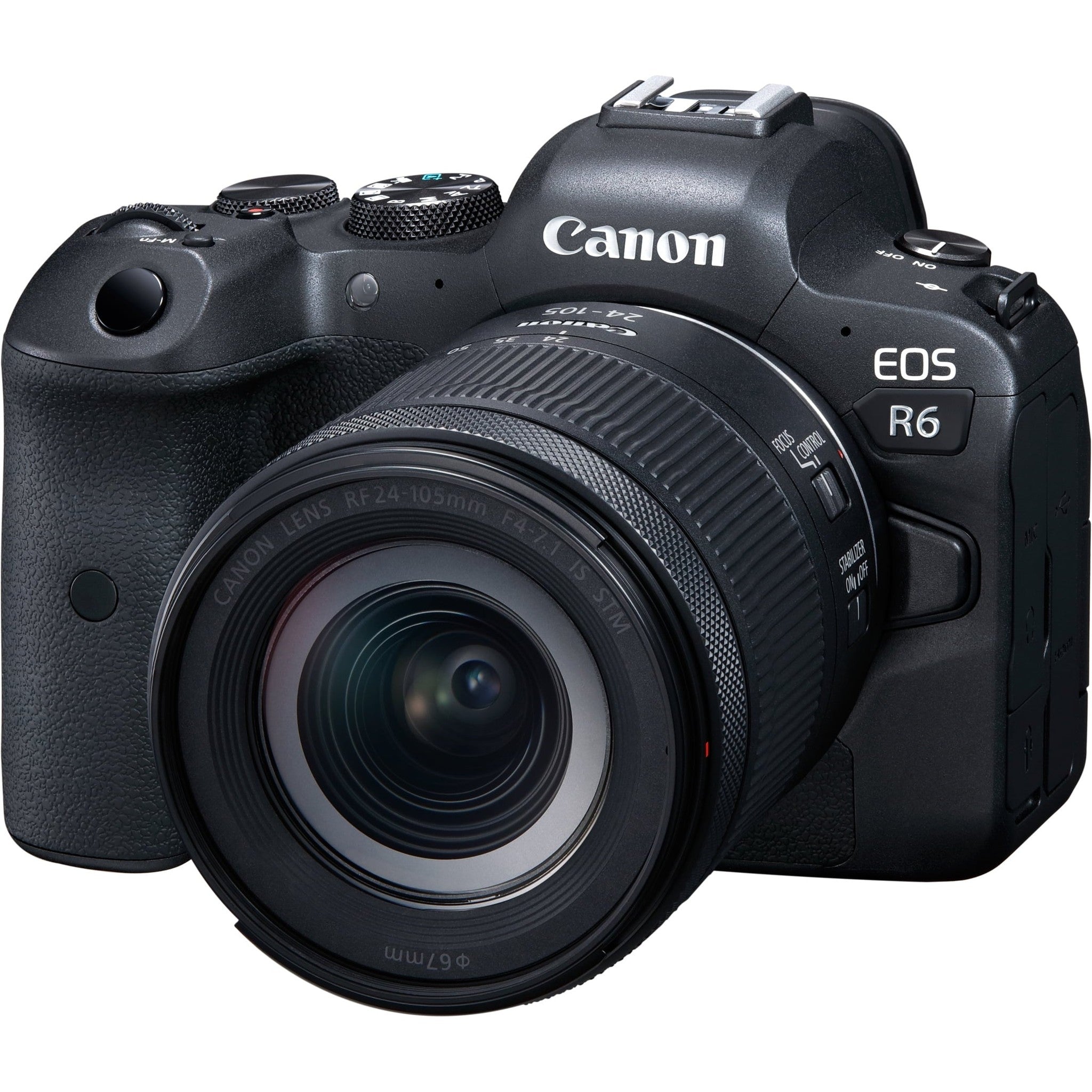 Canon EOS R6 Full-Frame Mirrorless Camera + RF24-105mm F4-7.1 is STM Lens Kit Canon