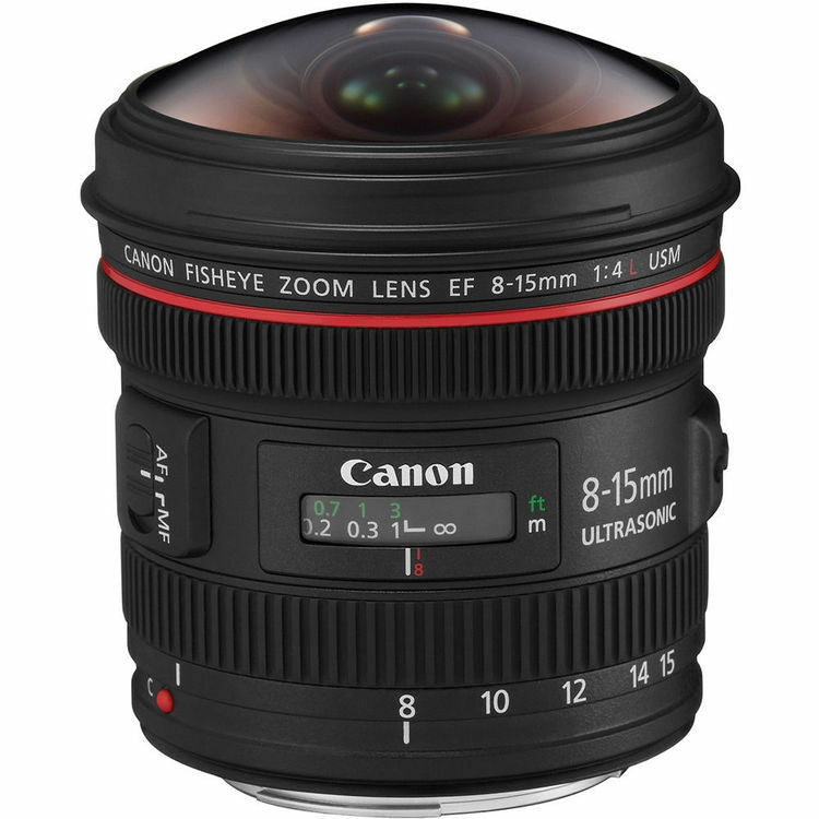 Canon EF 8-15mm f/4L Fisheye USM Lens (International Model) No Warranty - Used