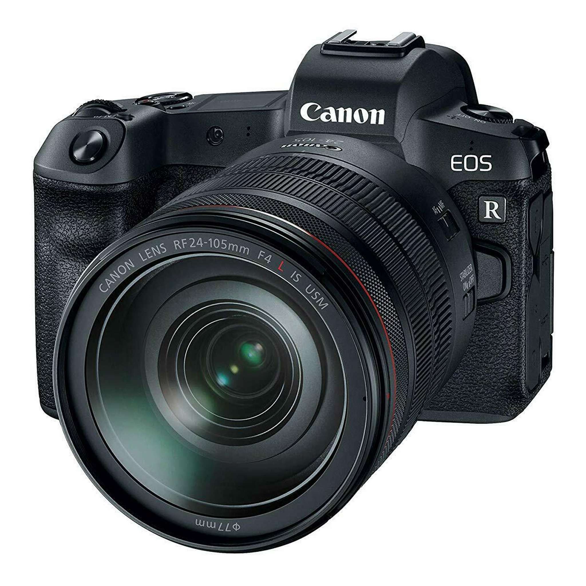 Canon EOS R Mirrorless Digital Camera w/24-105mm Lens & Mount Adapter Canon