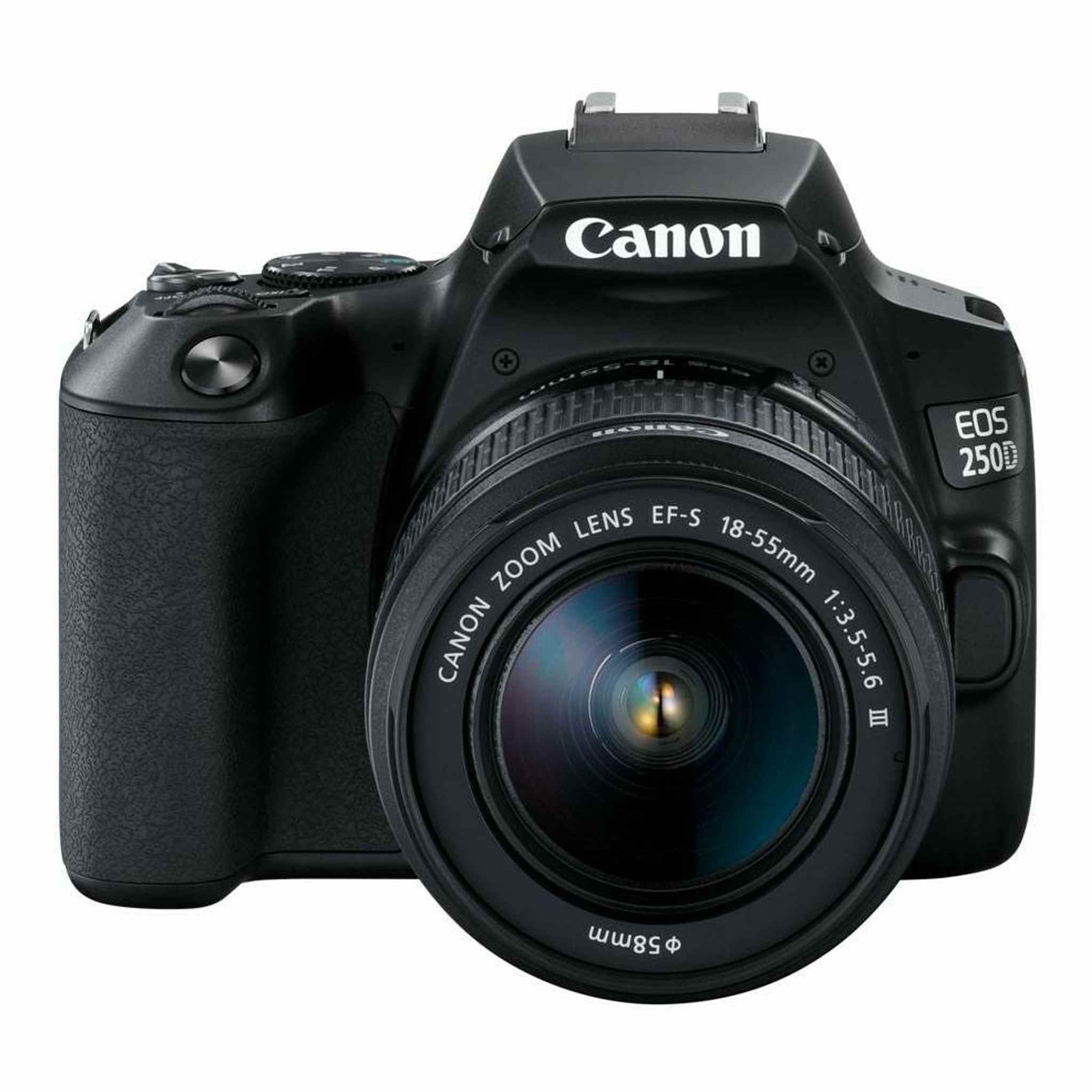 Canon EOS 250D (Rebel SL3) DSLR Camera w/ 18-55m DC Lens (International Model) - Reconditioned