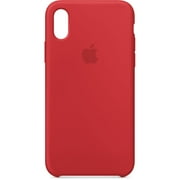 Apple iPhone X Silicone Case - Red Apple