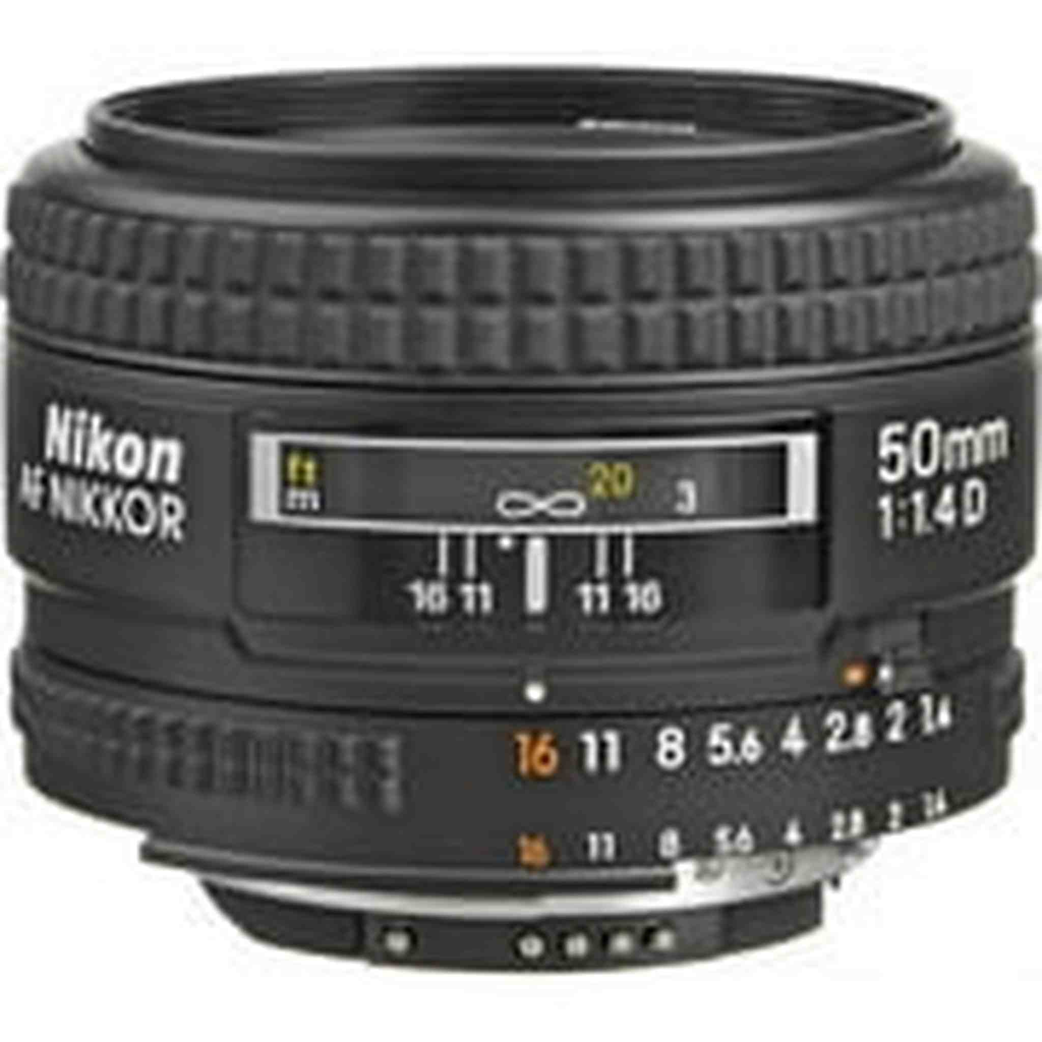 Nikon AF FX NIKKOR 50mm f/1.4D Fixed Zoom Lens with Auto Focus for Nikon DSLR Cameras International Version No Warranty Nikon