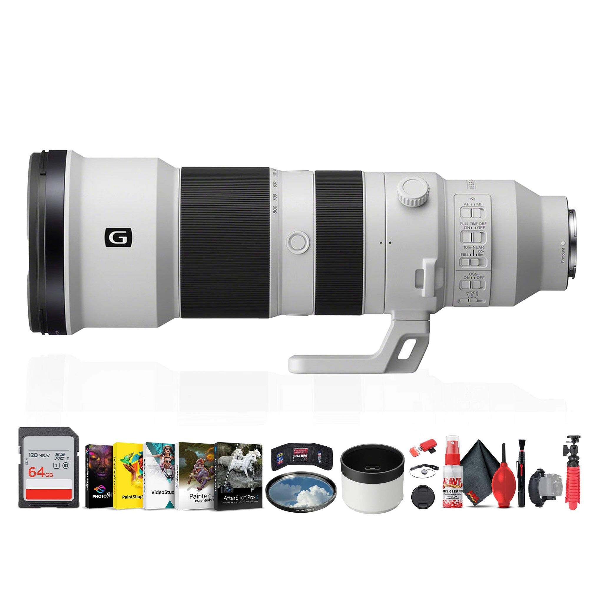 Sony FE 400-800mm f/6.3-8 G OSS Lens | Fast Autofocus for Sony E-Mount + More Sony