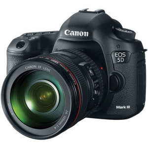 Canon EOS 5D Mark III DSLR Camera w/24-105mm Lens + 32GB & Case Bundle Canon