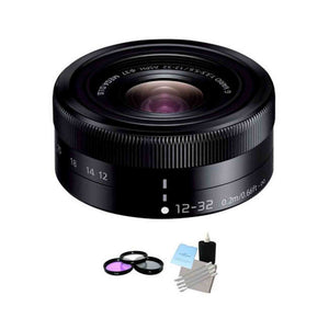 Panasonic Lumix G Vario 12-32 mm F/3.5-5.6 ED Lens + UV Kit & Cleaning Kit Panasonic