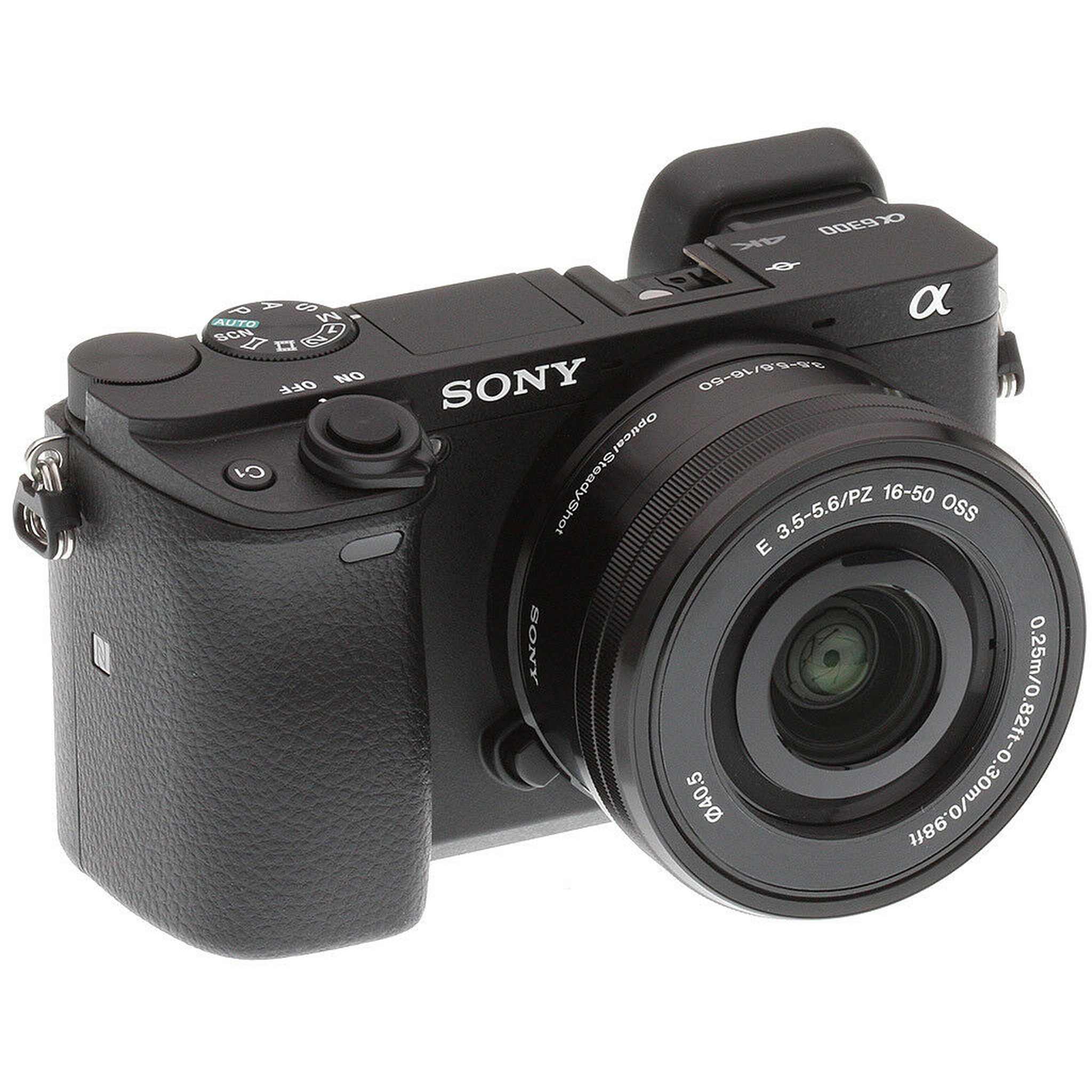 Sony Alpha a6300 Mirrorless Camera w/16-50mm Lens + 2 Batteries, 32GB Card Starter Bundle Sony