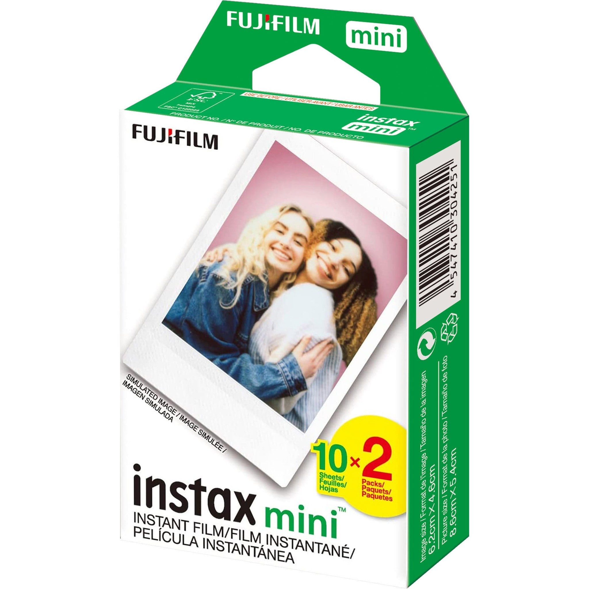 Fujifilm Instax Mini Instant Film for Fuji 7s 8 9 11 25 70 SP-1 SP-2 100 Films Fujifilm