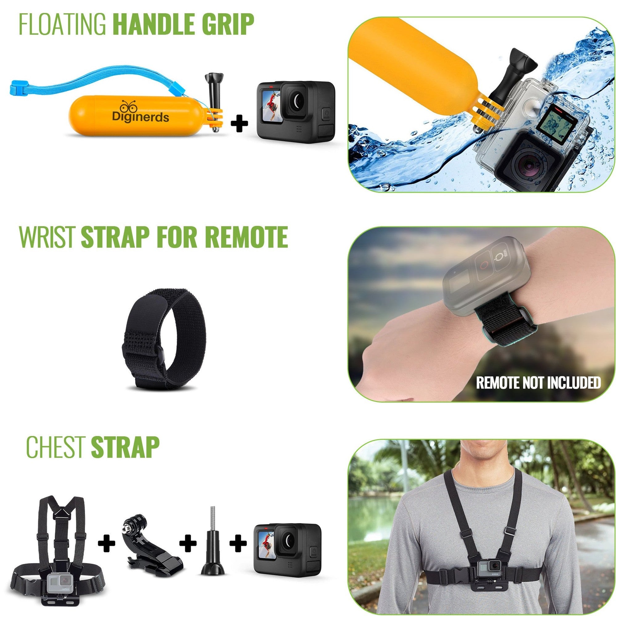 GoPro HERO11 Creator Edition - Action Camera + 64GB + 50 Piece Accessory Kit GoPro