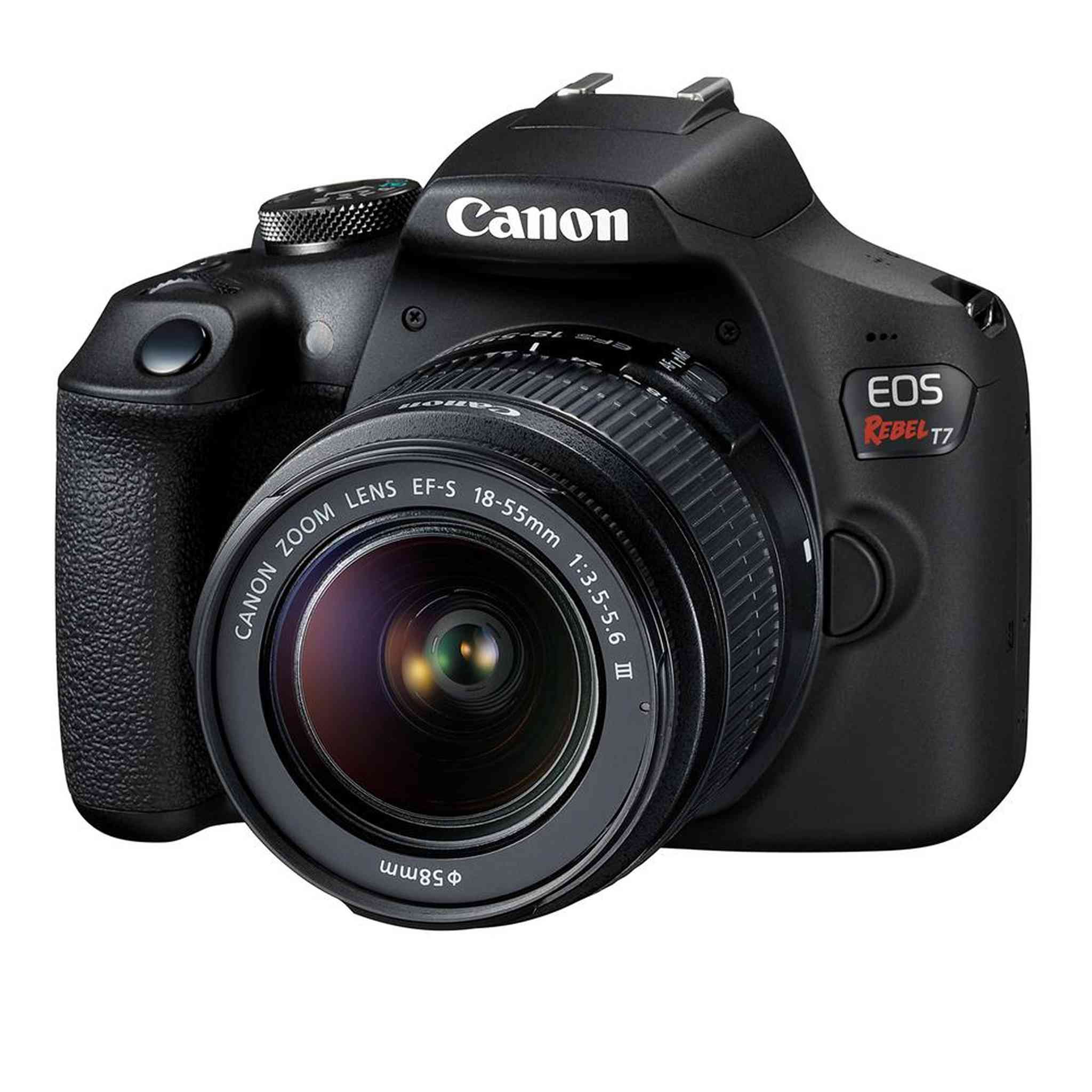 Canon EOS Rebel T7 DSLR Camera with 18-55mm DC III Lens, Camera Bag and 32gb Memory Card Kit Canon