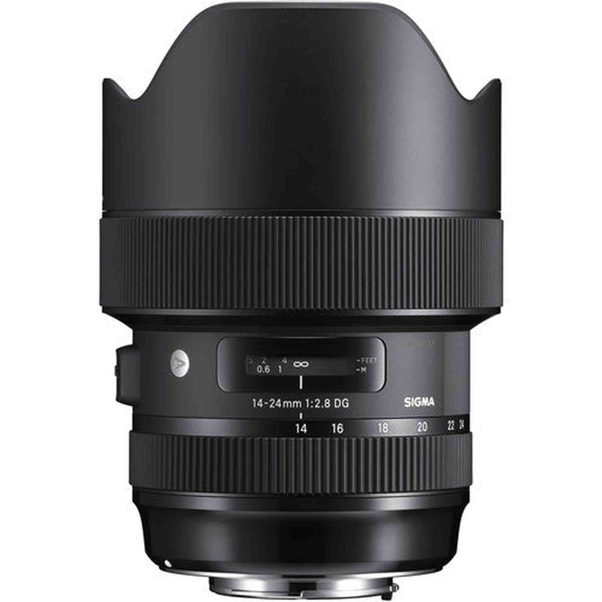 Sigma 14-24mm f/2.8 DG HSM Art Lens for Canon EF with Cleaning Kit, Full Size Tripod, and 32GB Memory Kit Bundle Sigma