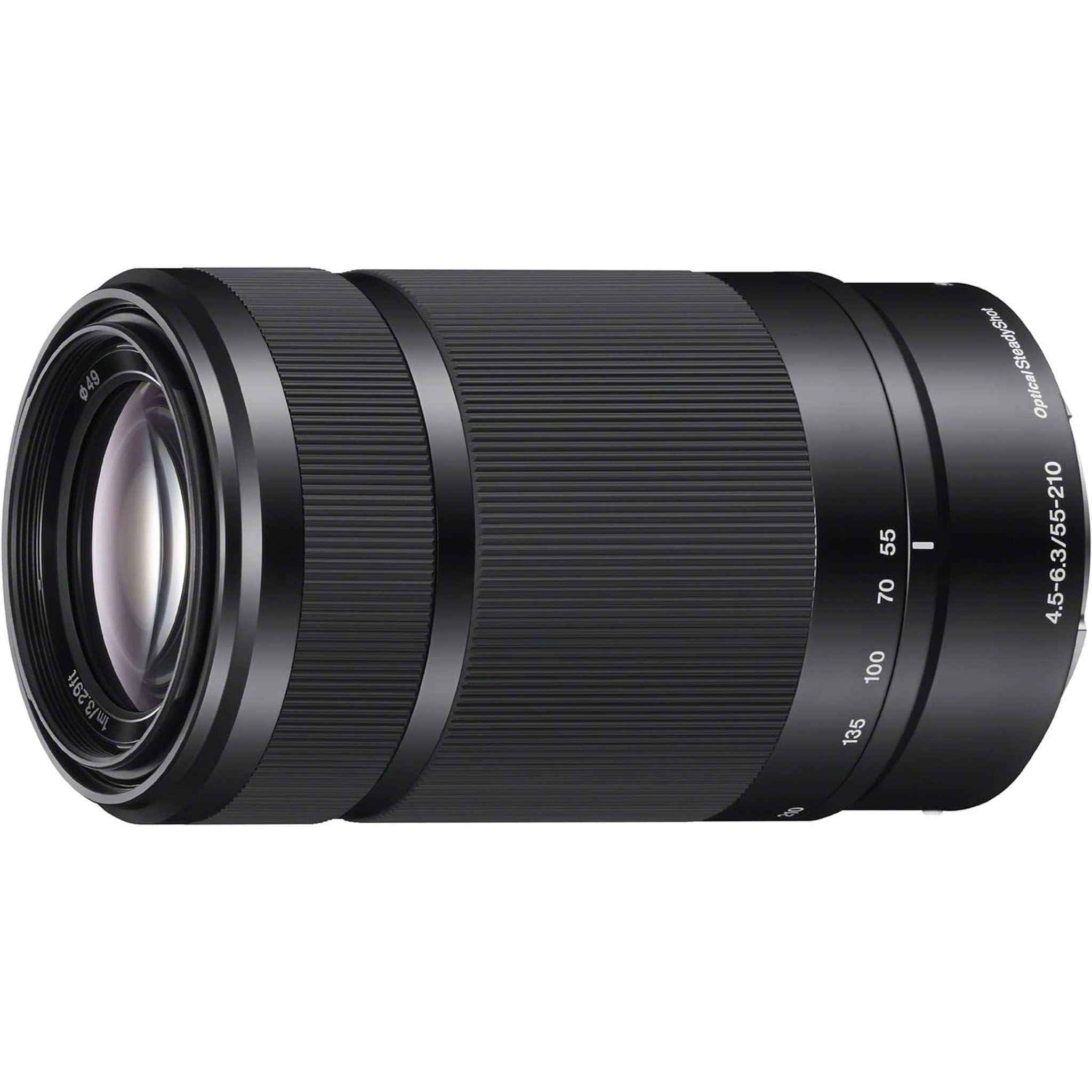 Sony E 55-210mm F4.5-6.3 Lens for Sony E-Mount Cameras - Black Renewed - Reconditioned Sony
