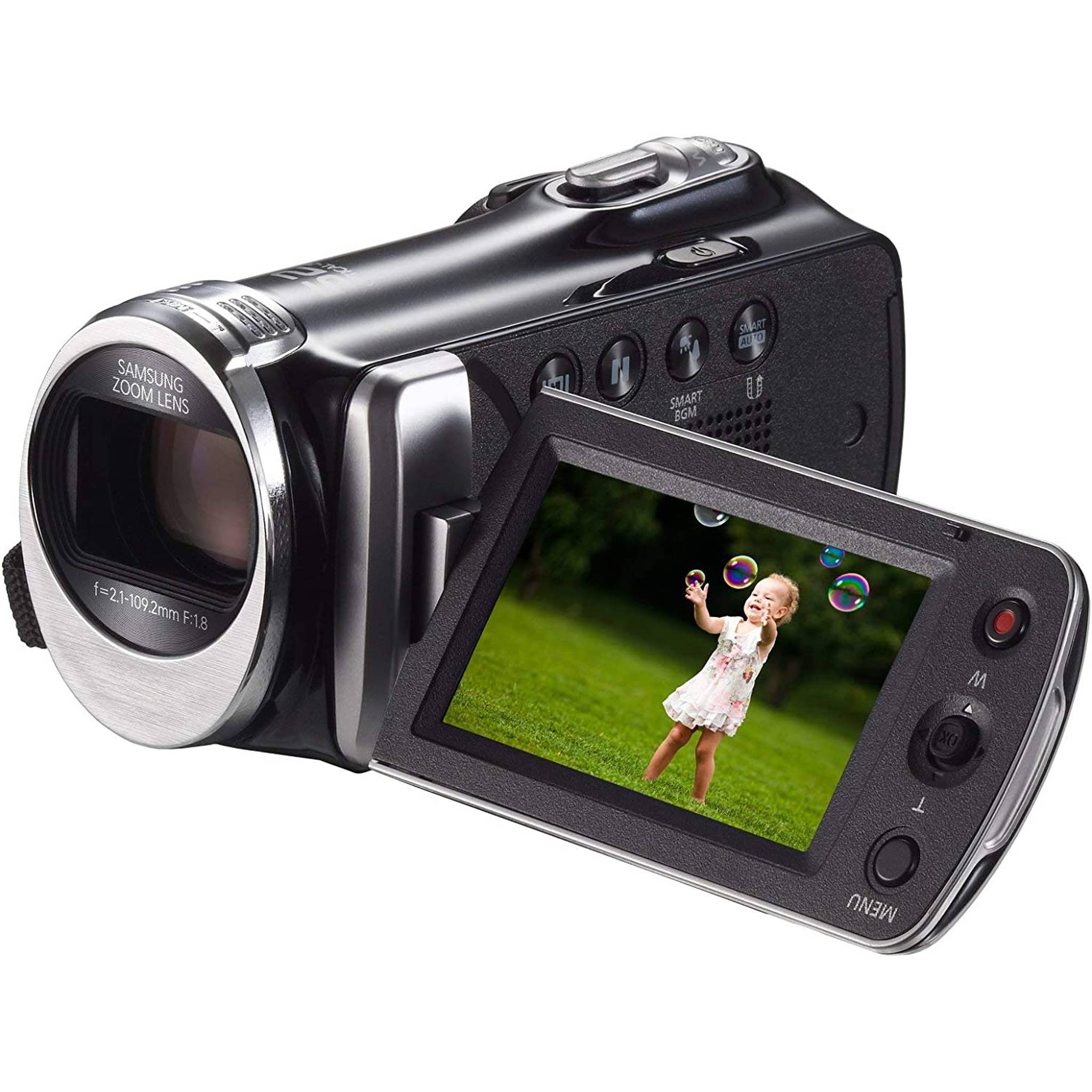 Samsung F90 Black Camcorder with 2.7" LCD Screen/HD Video Discontinued Renewed - Reconditioned Samsung