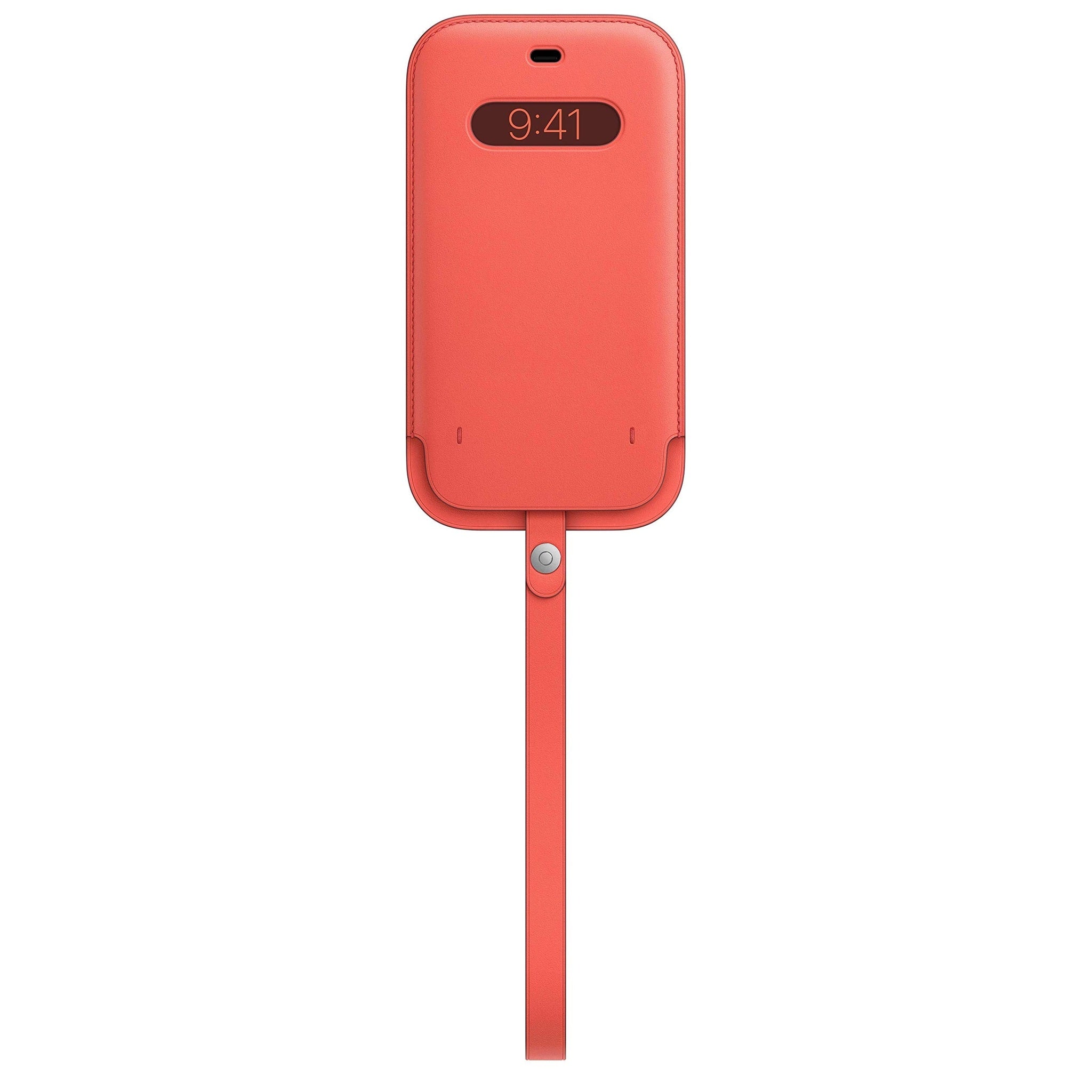 Apple iPhone 12 Pro Max Leather Sleeve with MagSafe - Pink Citrus Apple