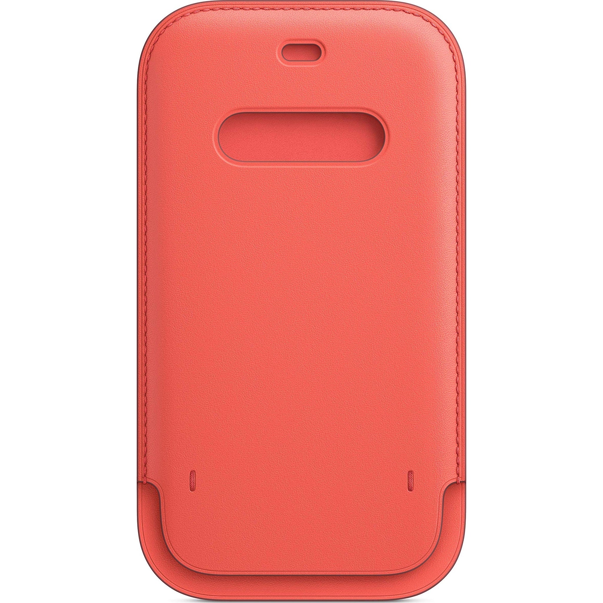 Apple iPhone 12 and 12 Pro Leather Sleeve with MagSafe - Pink Citrus Apple