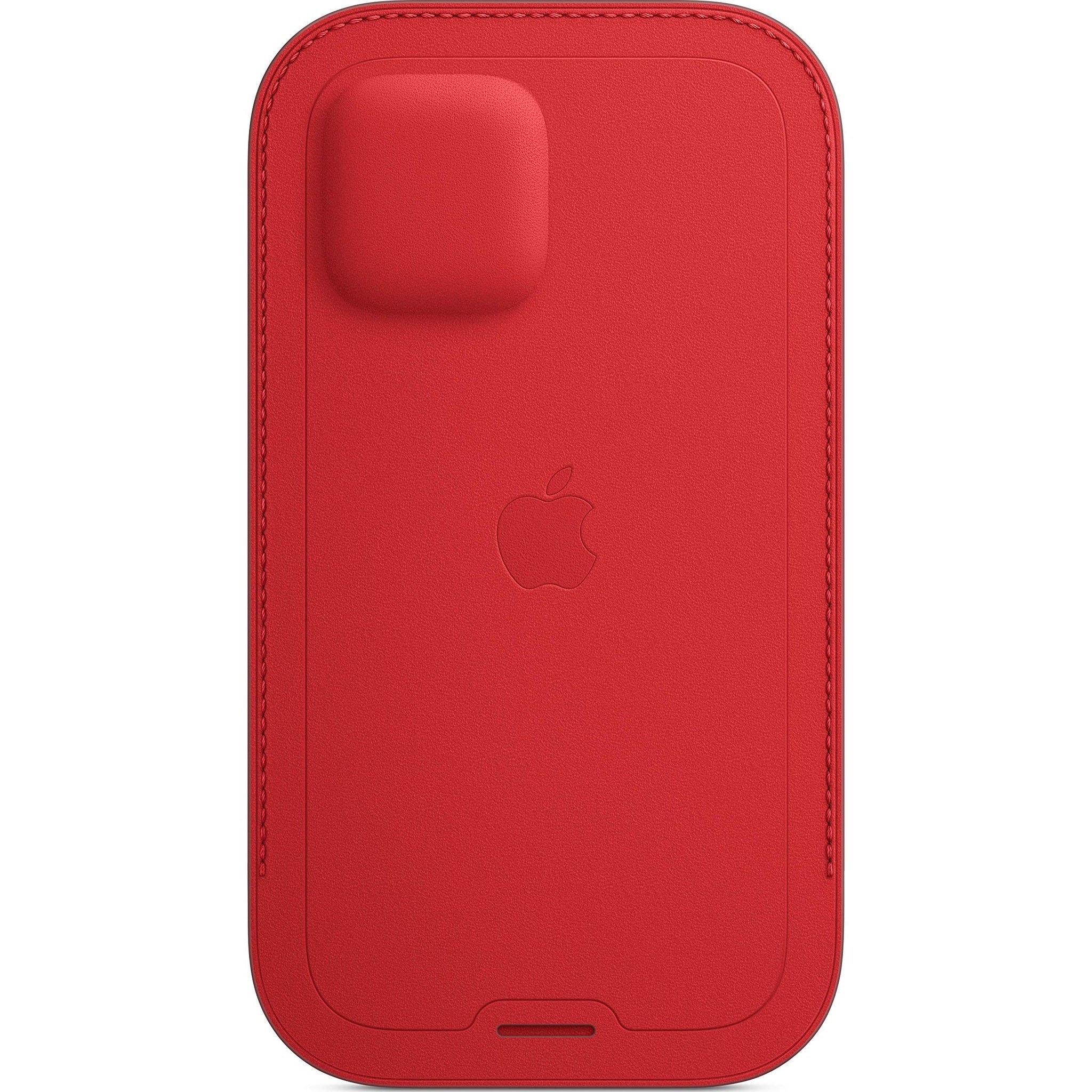 Apple iPhone 12 and 12 Pro Leather Sleeve with MagSafe - Product RED Apple