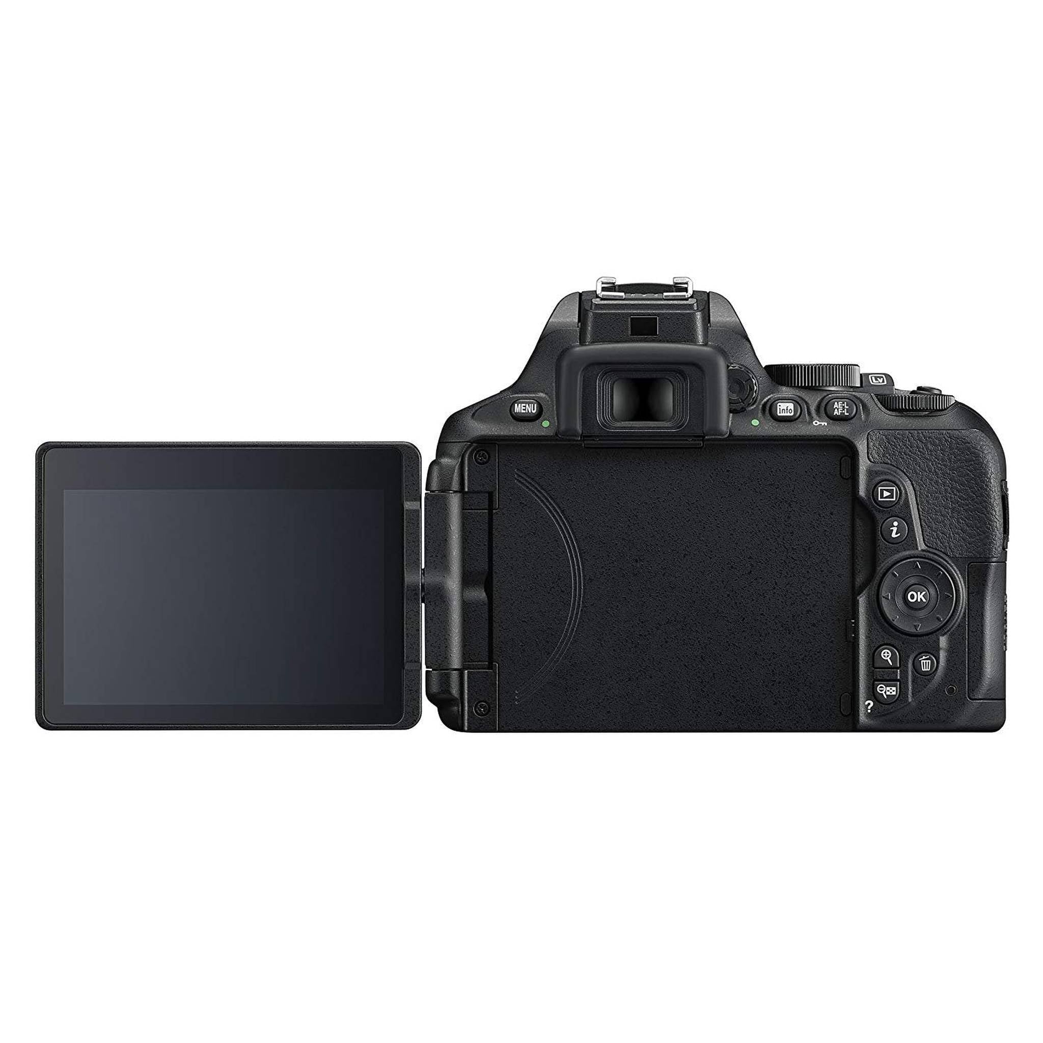 Nikon 1577 D5600 DX-Format Digital SLR with AF-S DX NIKKOR 18-140mm f/3.5-5.6G ED VR Lens, Black Nikon