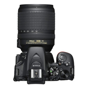 Nikon 1577 D5600 DX-Format Digital SLR with AF-S DX NIKKOR 18-140mm f/3.5-5.6G ED VR Lens, Black Nikon