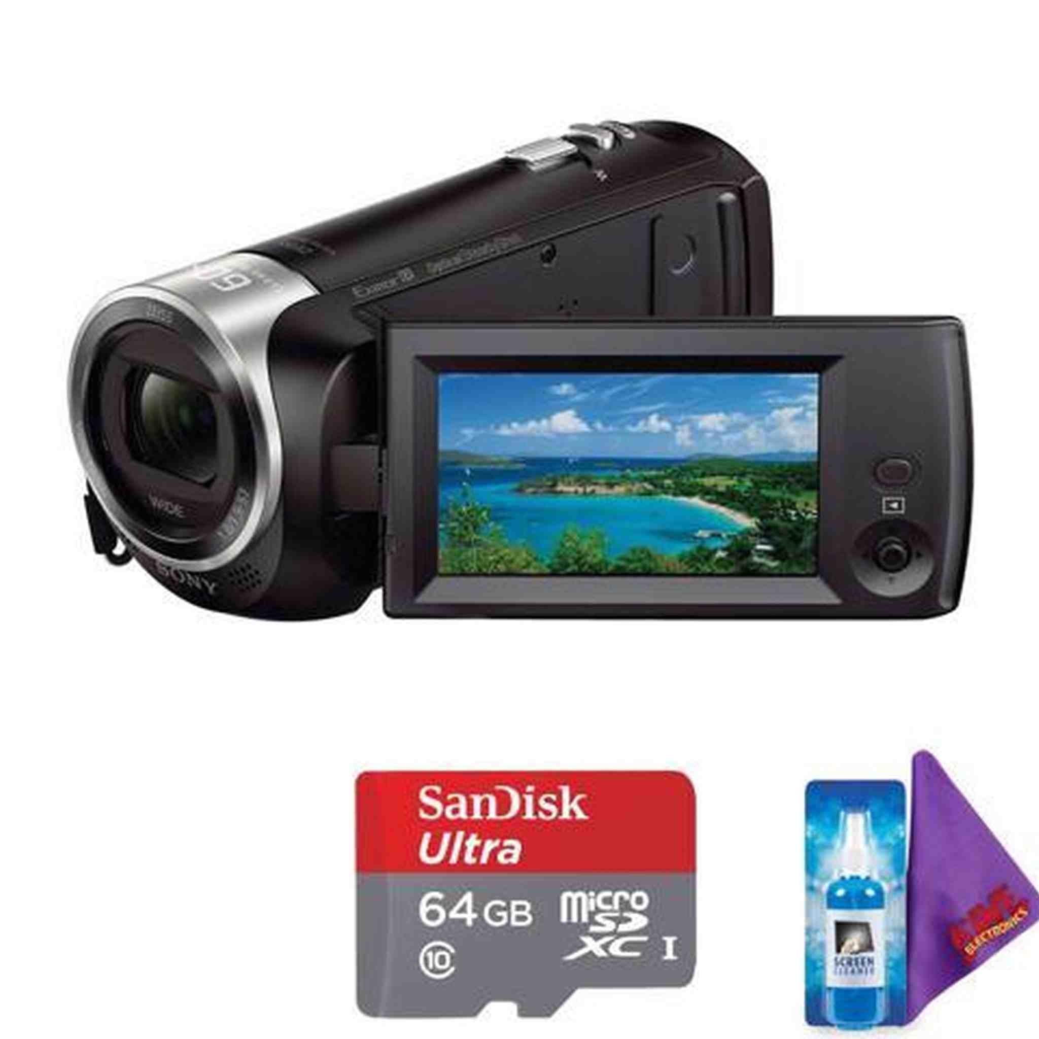 Sony HDR-CX405 HD Handycam + Pro Memory Card Sony